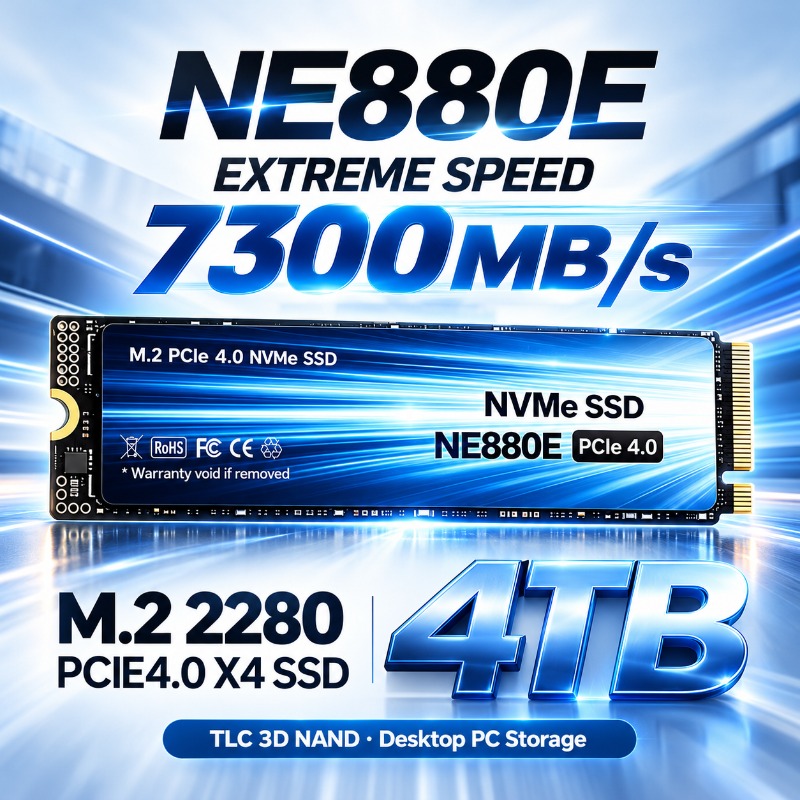 M.2 Nvme 4Tb Pcie 4.0 Ssd - Original NE880E SSD M.2 NVMe PCIe