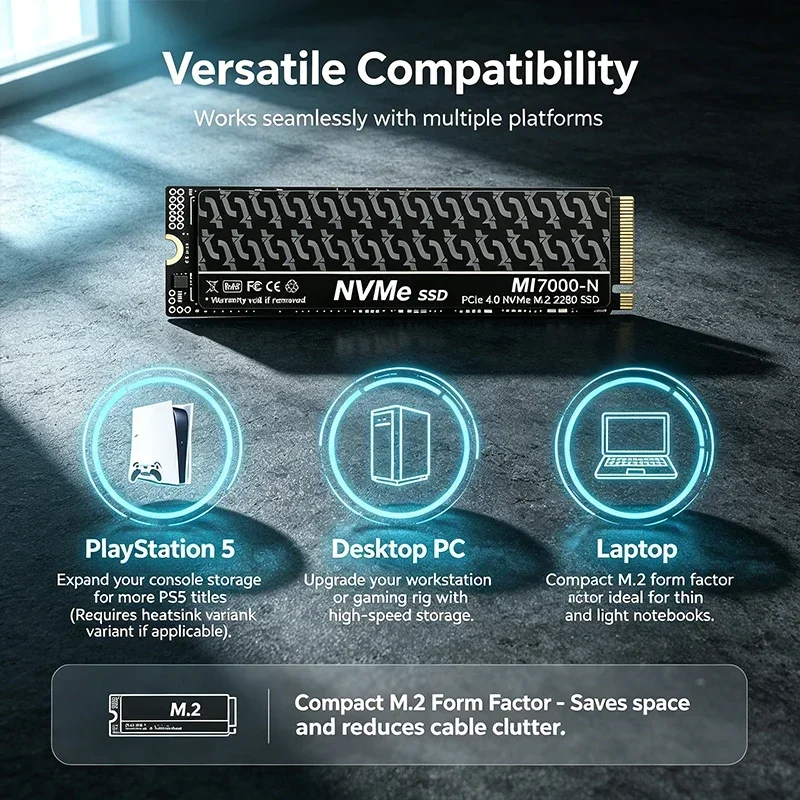MI7000N M.2 PCIe 4.0 NVMe SSD  - M.2 Nvme 4Tb Pcie 4.0 Ssd 评论和价格