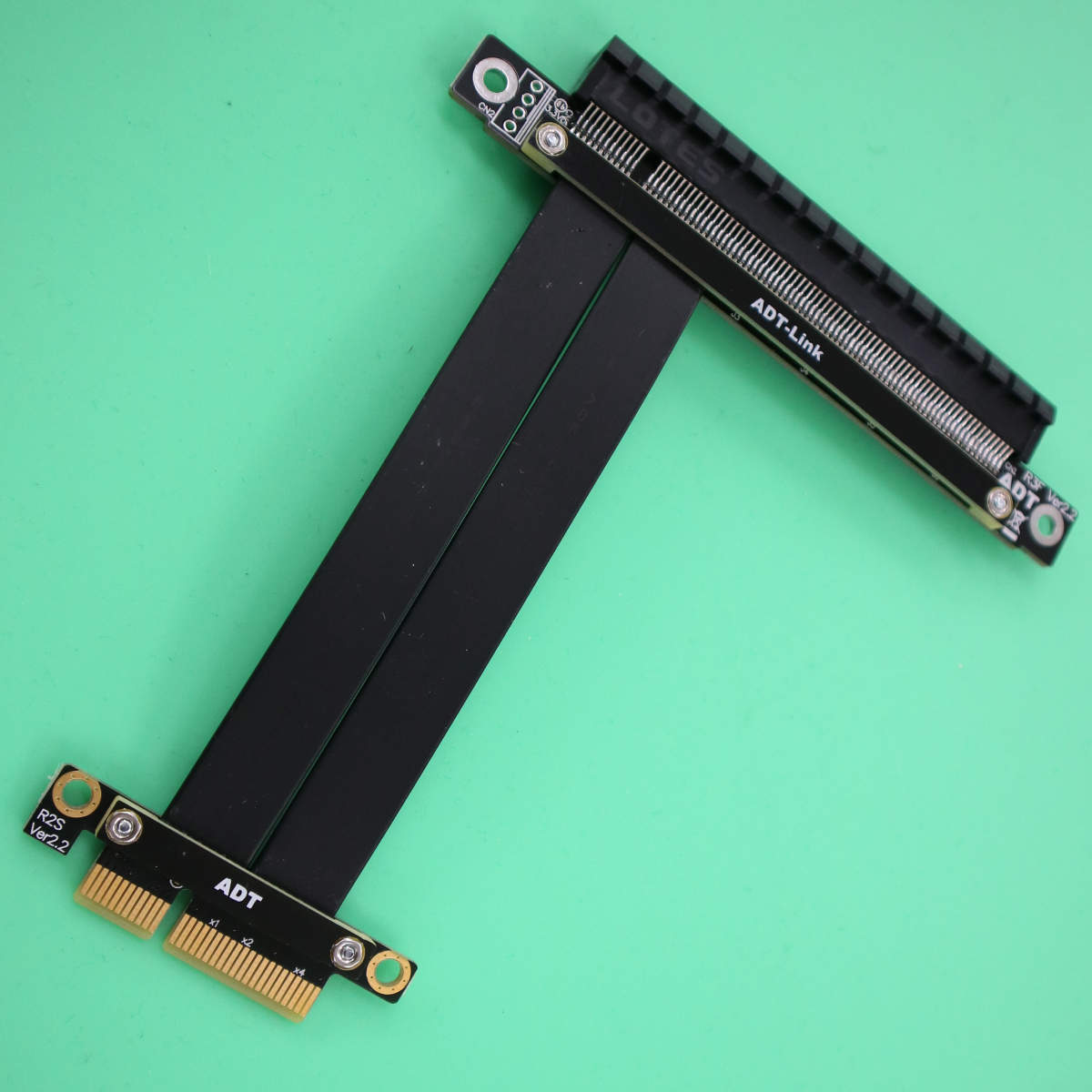 Single Double 90 Degree Right  - Pcie 4.0 X16 Riser Cable 90 Degree 评论和价格