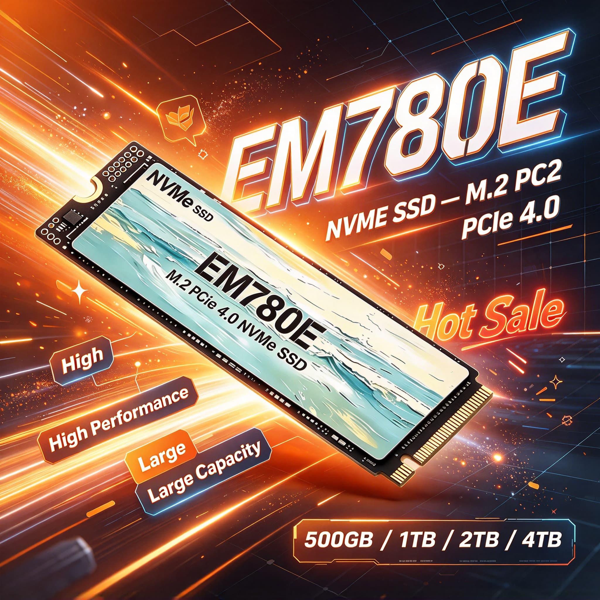 EM780E M.2 NVMe PCIe 4.0 SSD 5 - M.2 Nvme 4Tb Pcie 4.0 Ssd 评论和价格
