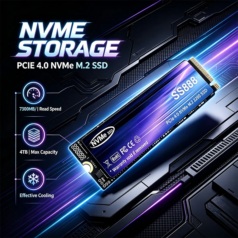 SS888 M.2 NVMe PCIe 4.0 SSD 73 - M.2 Nvme 4Tb Pcie 4.0 Ssd 评论和价格