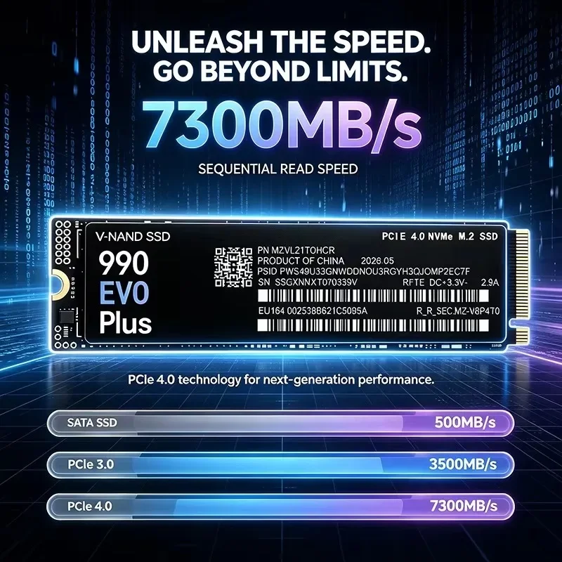 NEW 990 EVO Plus M.2 2280 NVMe - M.2 Nvme 4Tb Pcie 4.0 Ssd 评论和价格