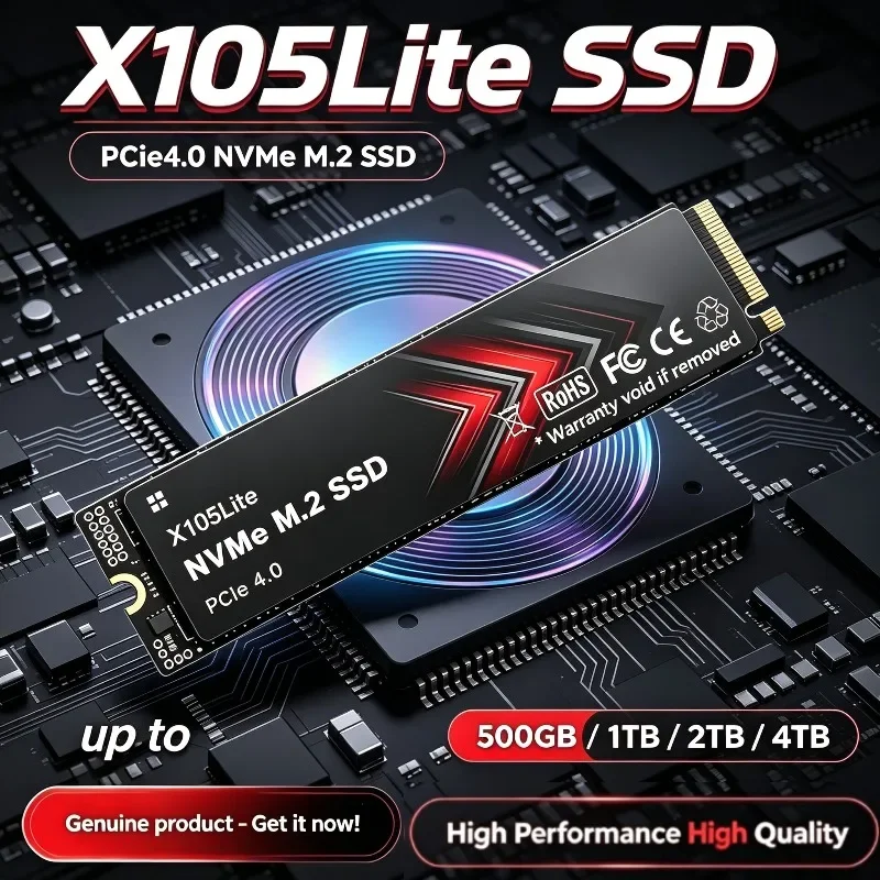 Brand New X105Lite NVMe SSD M. - M.2 Nvme 4Tb Pcie 4.0 Ssd 评论和价格