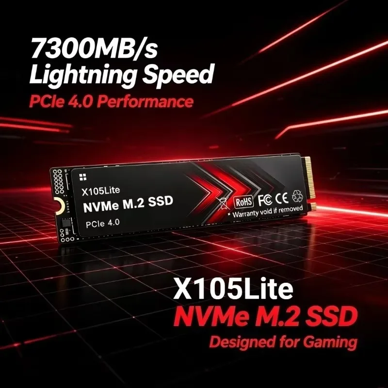 Brand New X105Lite NVMe SSD M. - M.2 Nvme 4Tb Pcie 4.0 Ssd 评论和价格