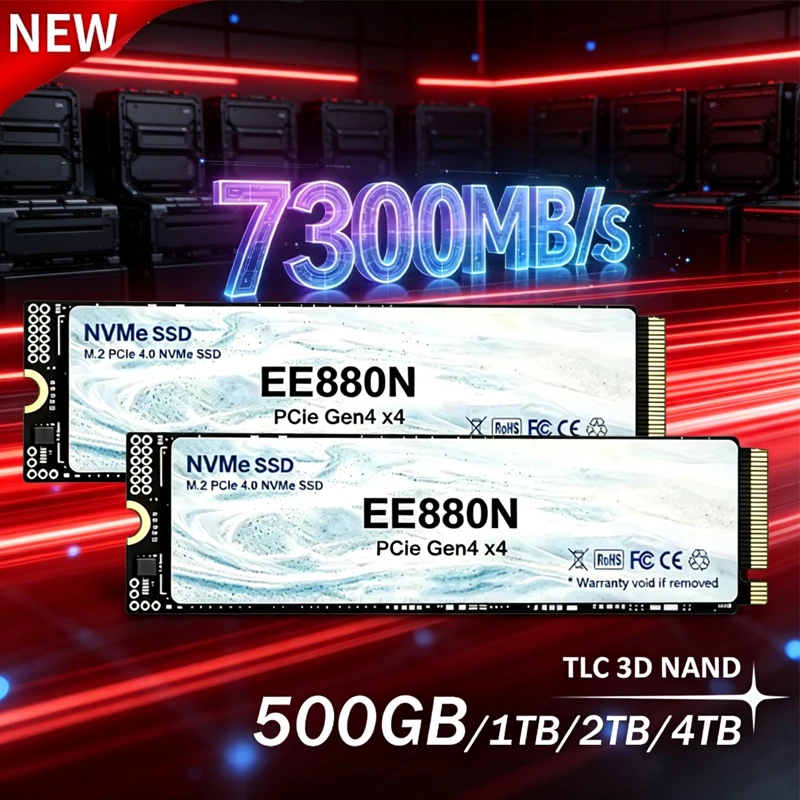 2026New EE880N High Speed 7300 - M.2 Nvme 4Tb Pcie 4.0 Ssd 评论和价格